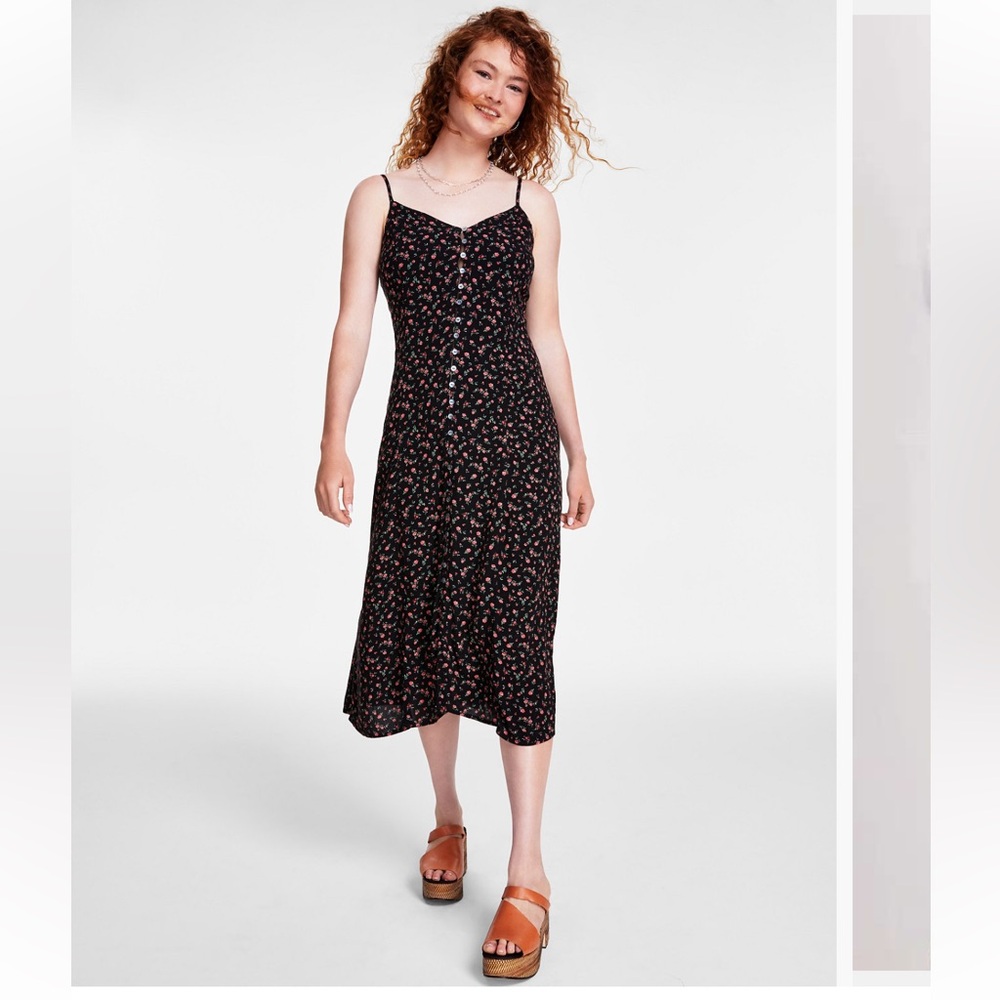 Lucky Brand Women's Ditsy Floral-Print Slipdress Size XL NEW